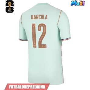 Lacne Muži Futbalové dres Francúzsko Bradley Barcola #12 MS 2026 Krátky Rukáv - Preč